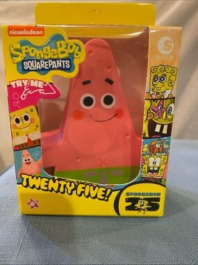 Nickelodeon SpongeBob Star Patrick Squishy Figure Pink with Green Shorts